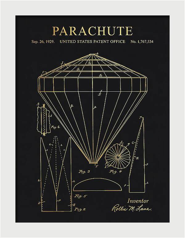 Parachute Gold Patent Us1767534