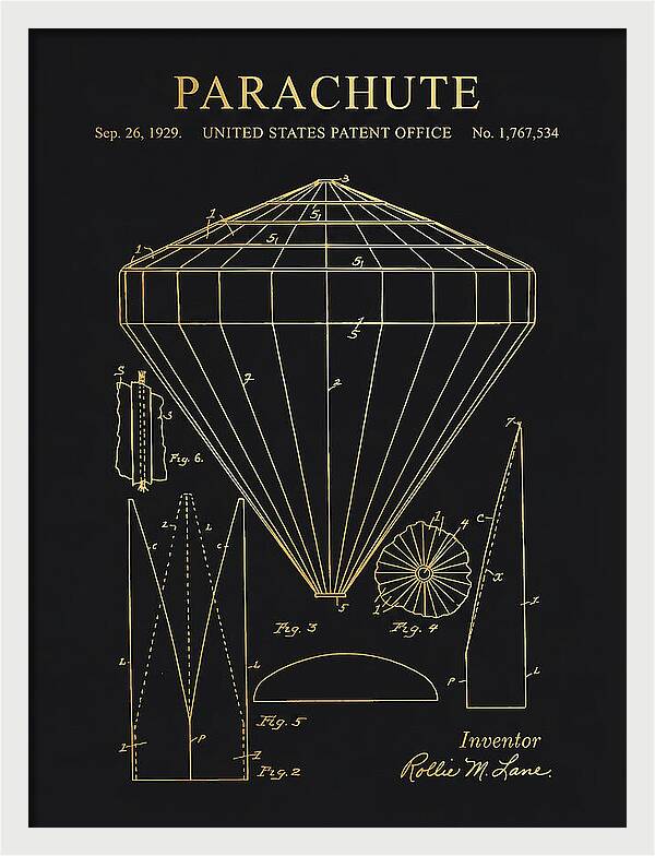 Parachute Gold Patent Us1767534