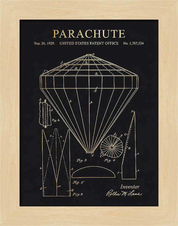 Parachute Gold Patent Us1767534