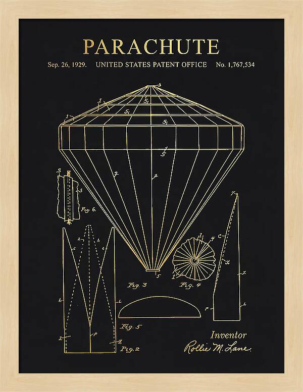 Parachute Gold Patent Us1767534