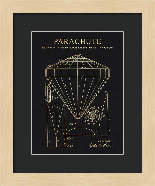 Parachute Gold Patent Us1767534