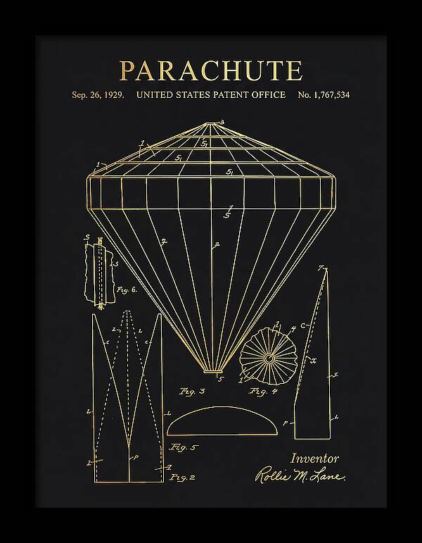 Parachute Gold Patent Us1767534