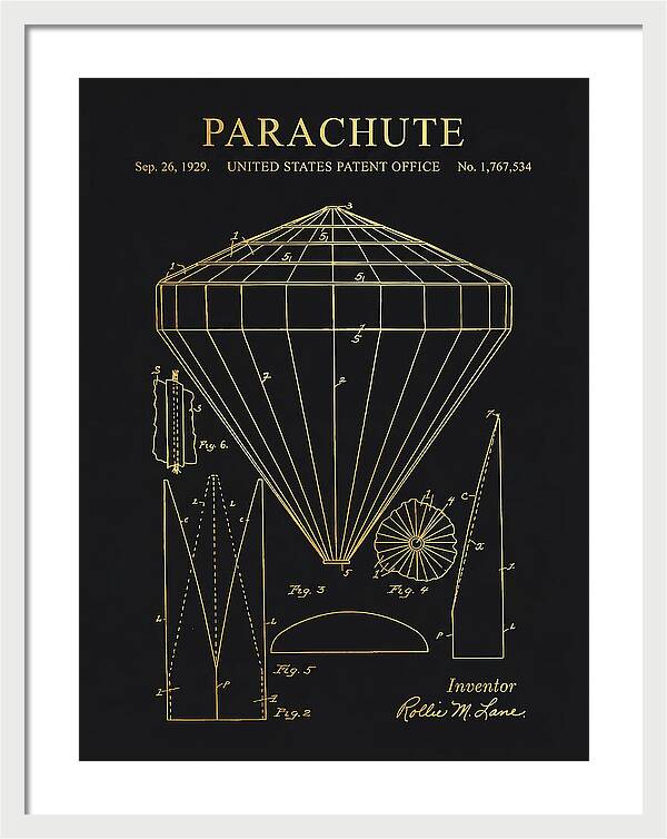 Parachute Gold Patent Us1767534