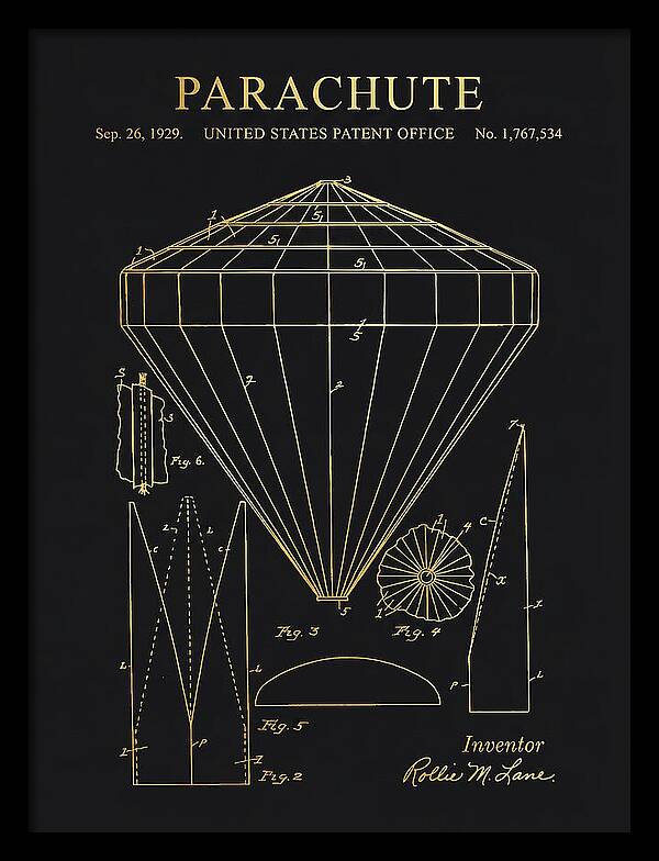 Parachute Gold Patent Us1767534