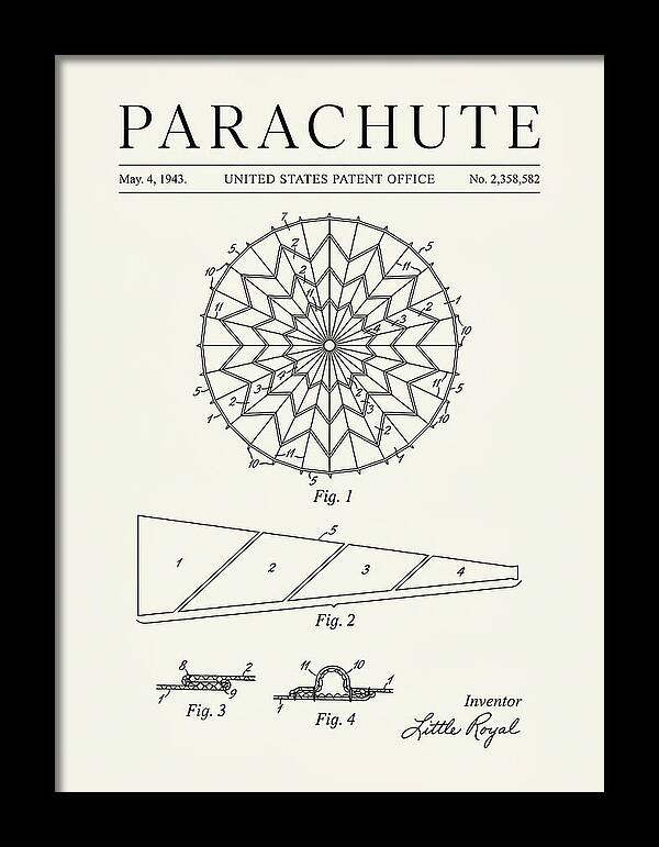 Parachute Minimalist Patent Us2358582