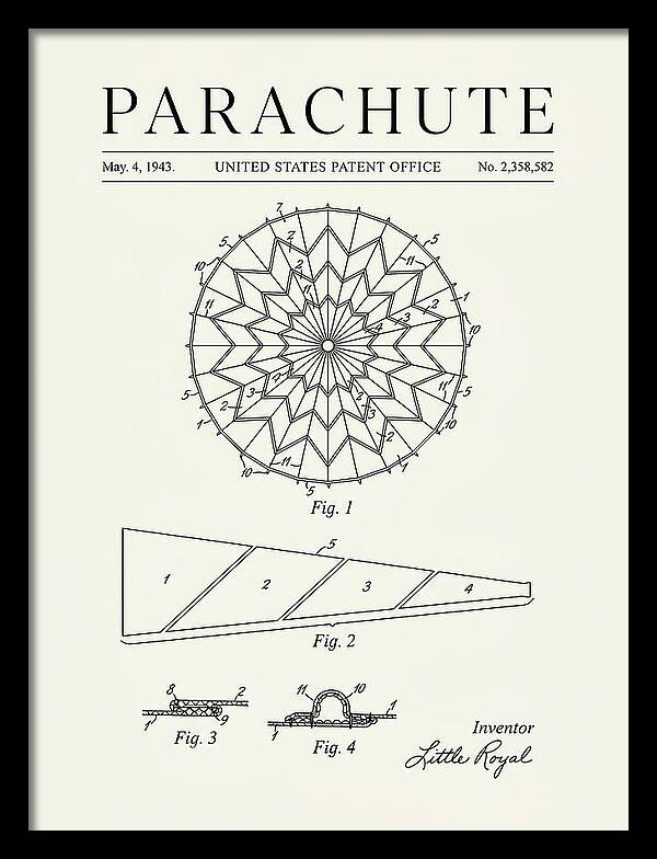 Parachute Minimalist Patent Us2358582