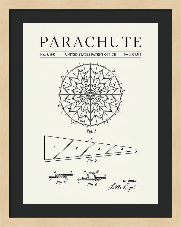 Parachute Minimalist Patent Us2358582