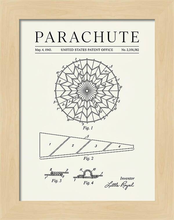 Parachute Minimalist Patent Us2358582