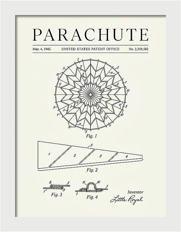Parachute Minimalist Patent Us2358582