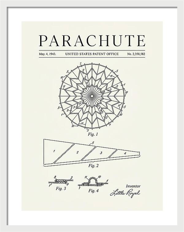 Parachute Minimalist Patent Us2358582