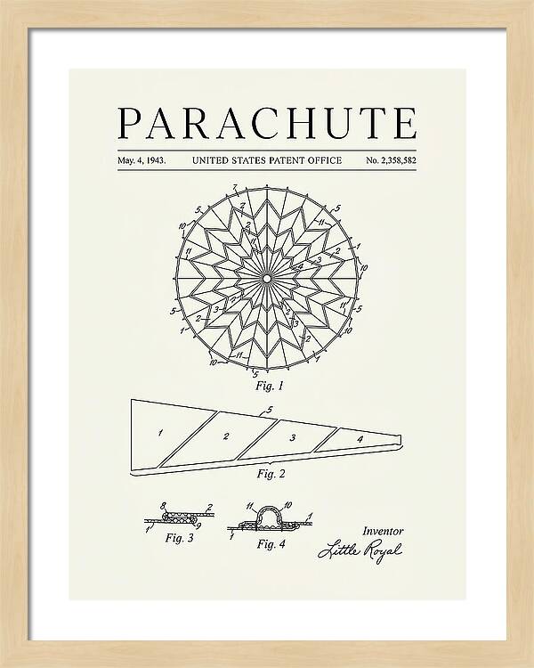 Parachute Minimalist Patent Us2358582