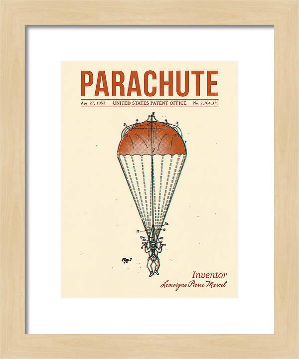Parachute Retro Patent Us2764375