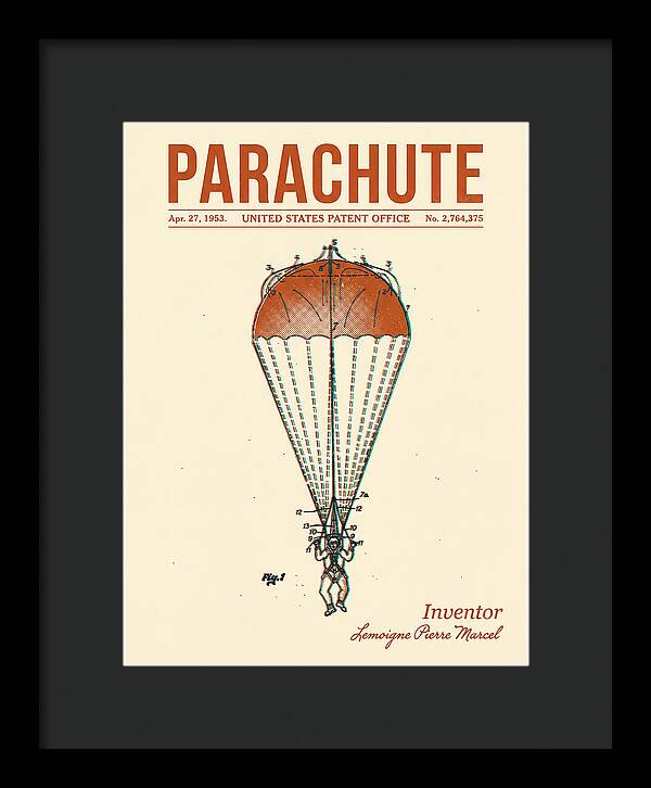 Parachute Retro Patent Us2764375