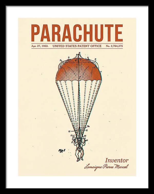 Parachute Retro Patent Us2764375