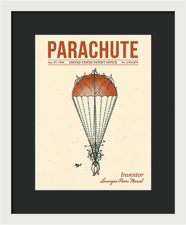 Parachute Retro Patent Us2764375
