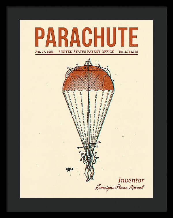 Parachute Retro Patent Us2764375