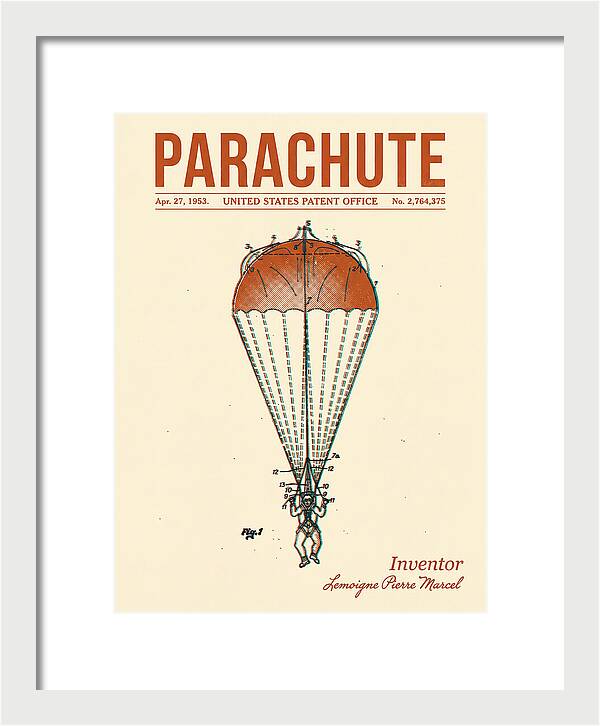 Parachute Retro Patent Us2764375