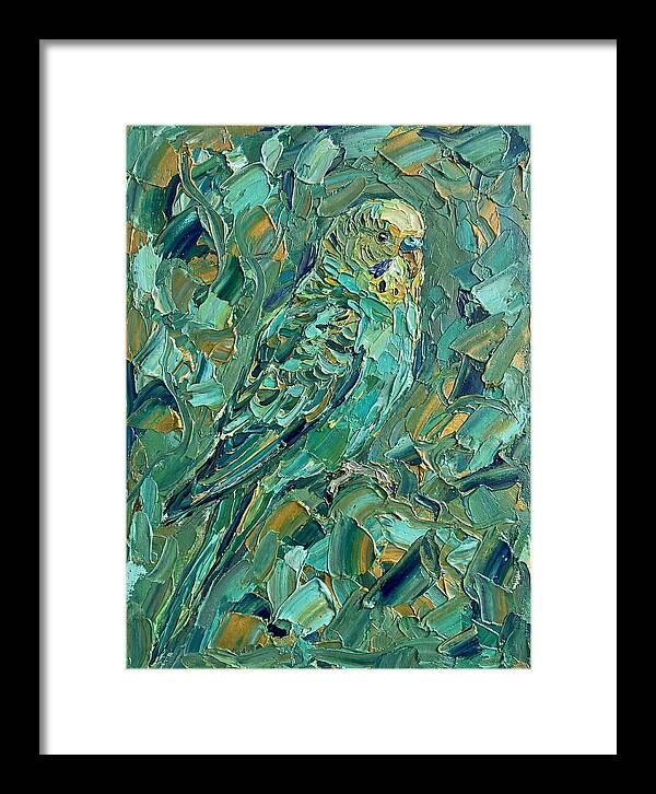 Parakeet Among Greenery