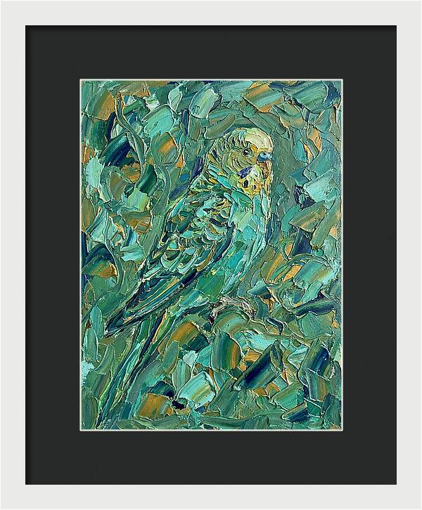 Parakeet Among Greenery