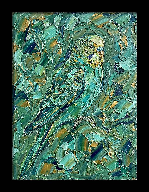 Parakeet Among Greenery