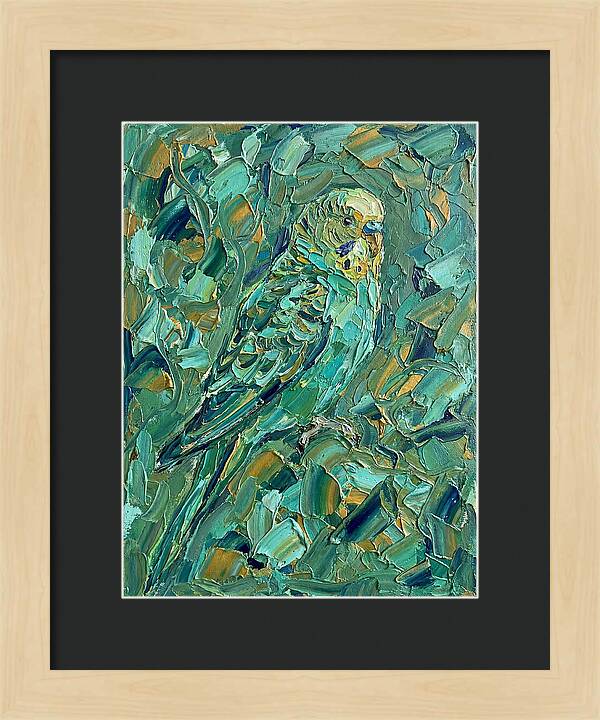 Parakeet Among Greenery