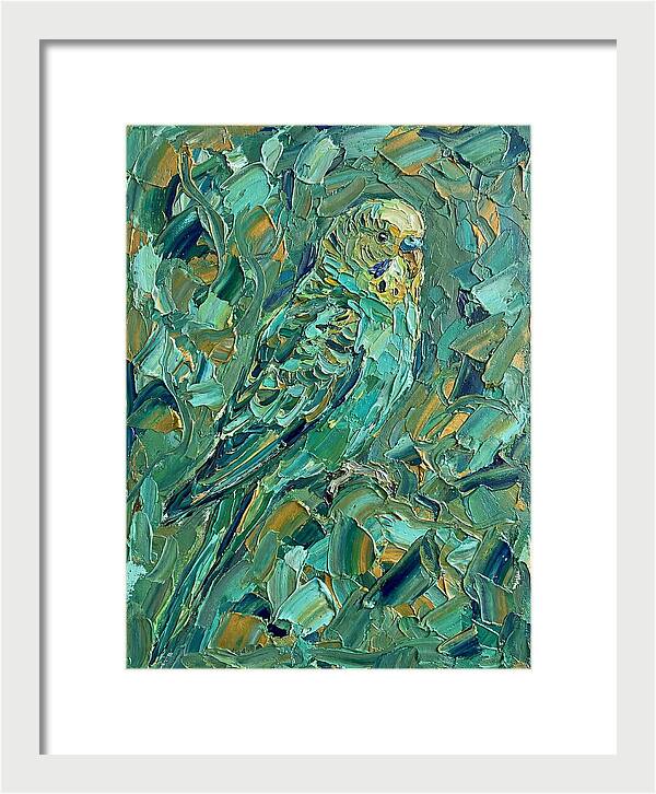 Parakeet Among Greenery