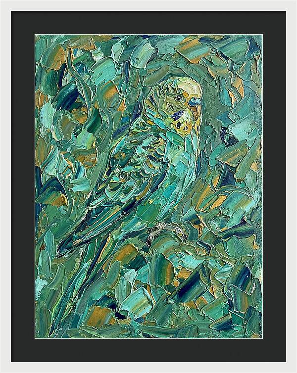 Parakeet Among Greenery