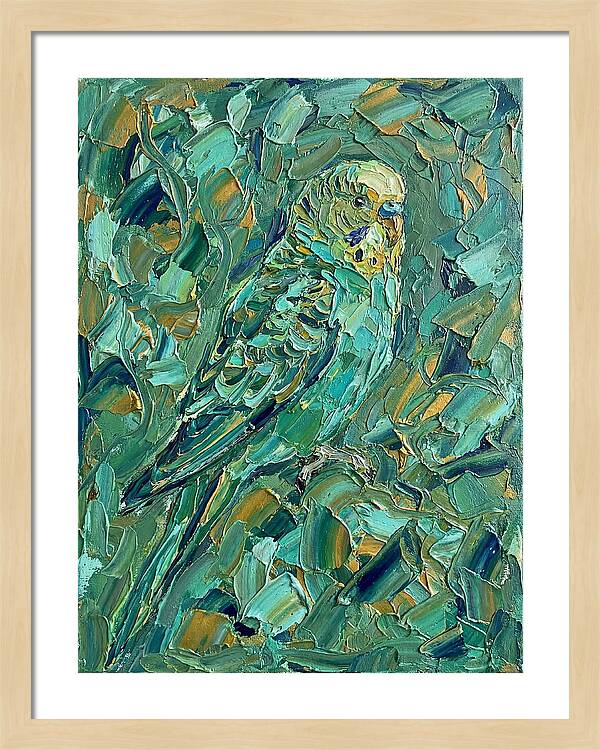 Parakeet Among Greenery