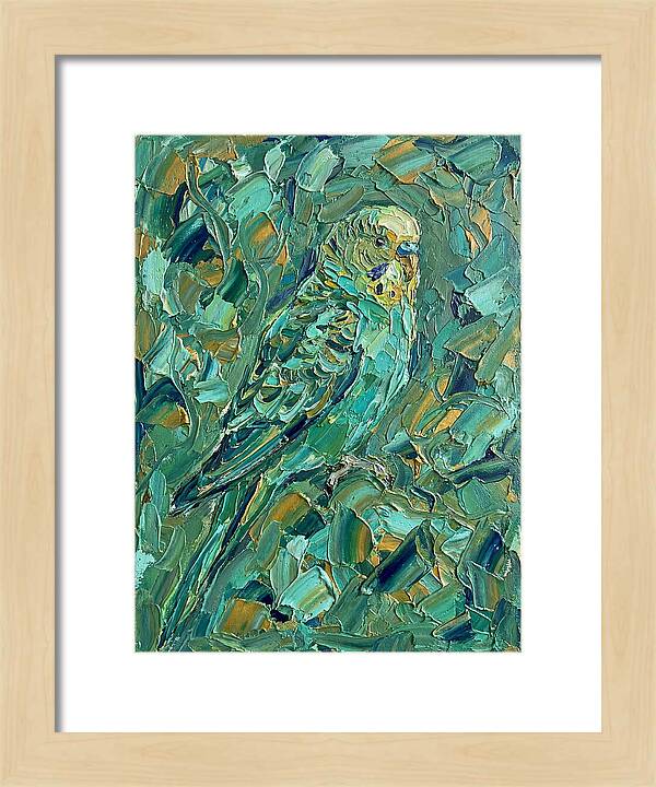 Parakeet Among Greenery