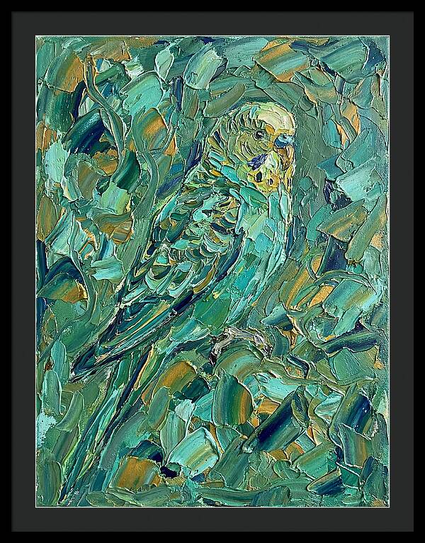 Parakeet Among Greenery