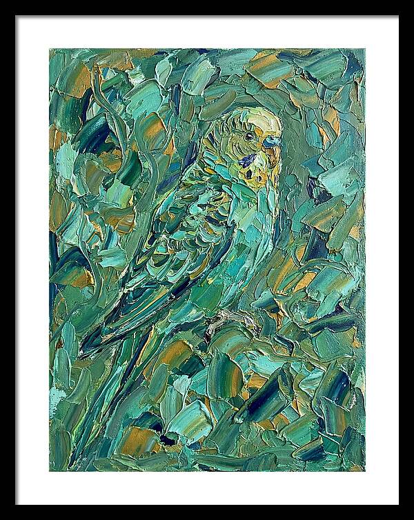 Parakeet Among Greenery