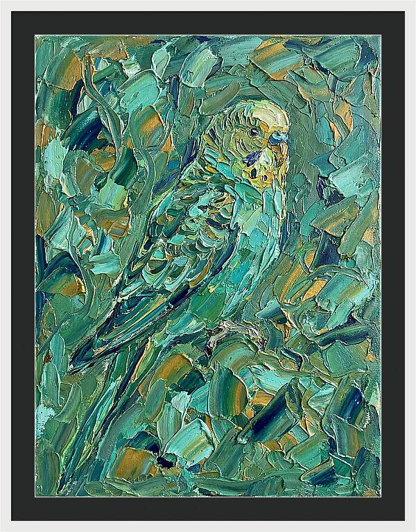Parakeet Among Greenery