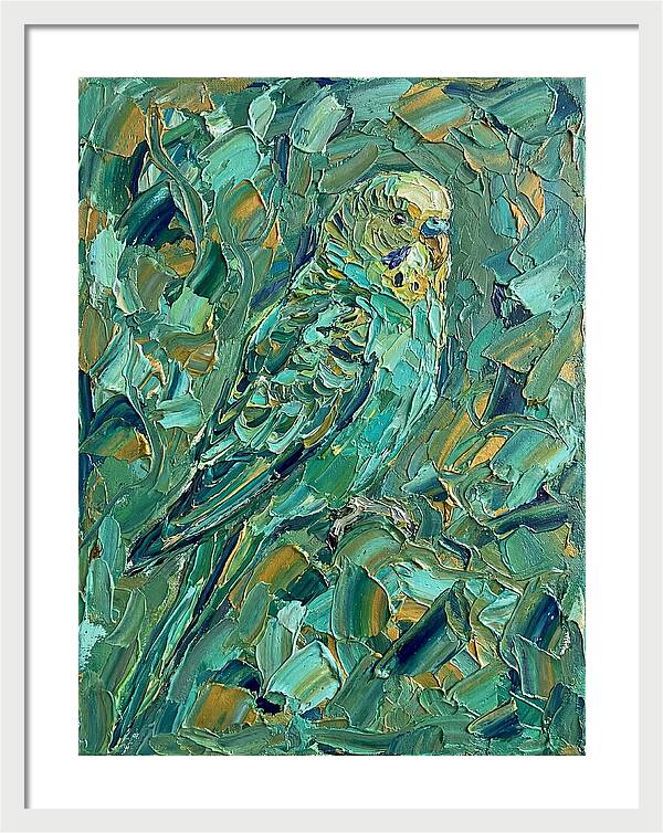 Parakeet Among Greenery