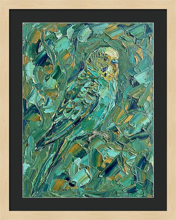 Parakeet Among Greenery