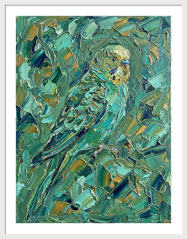 Parakeet Among Greenery