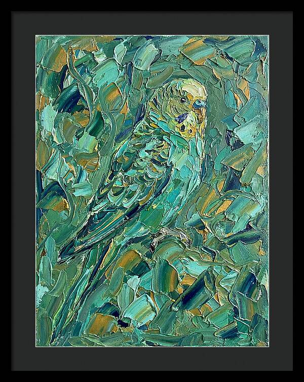 Parakeet Among Greenery