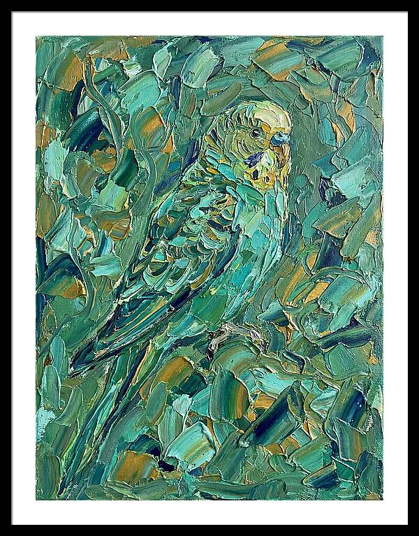 Parakeet Among Greenery