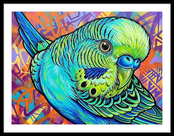 Parakeet Pop Art