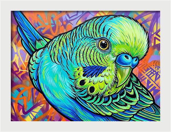 Parakeet Pop Art