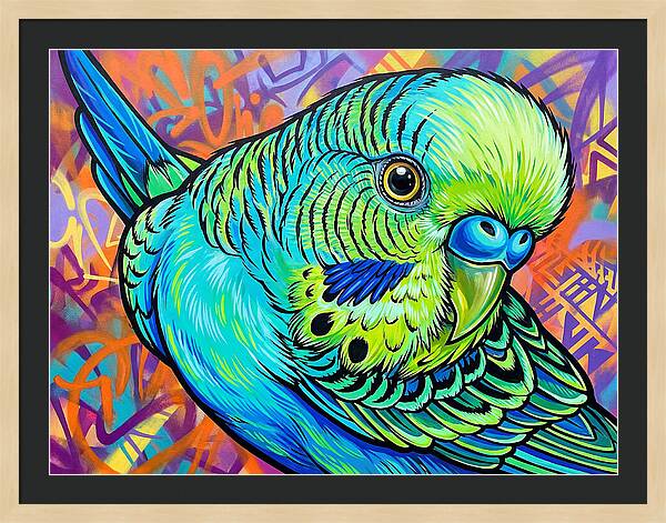 Parakeet Pop Art