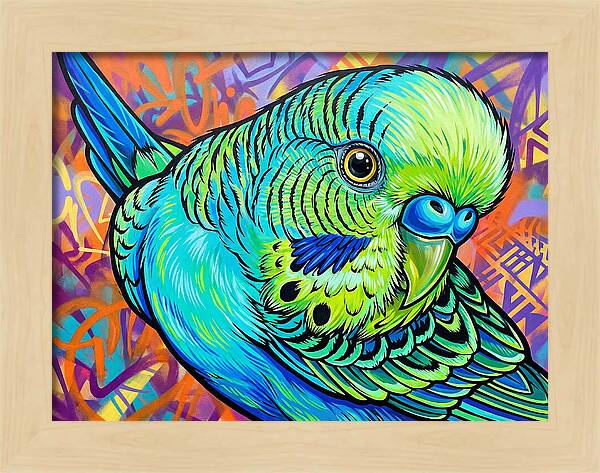 Parakeet Pop Art