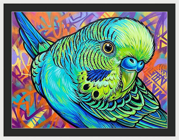 Parakeet Pop Art
