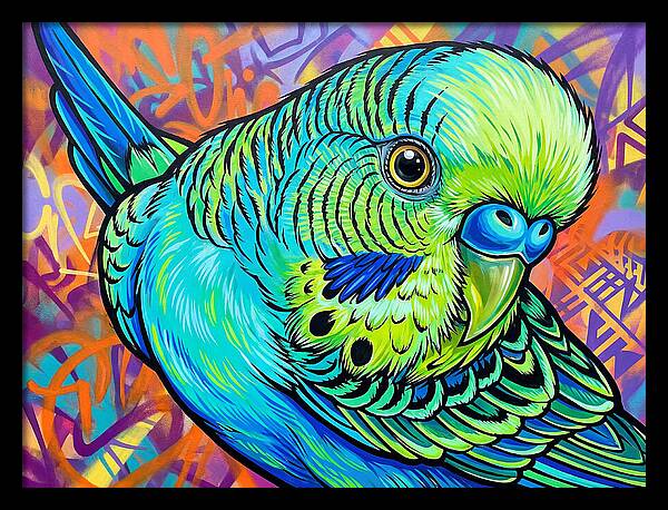 Parakeet Pop Art