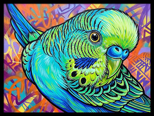 Parakeet Pop Art