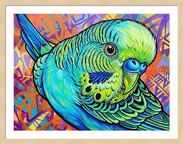 Parakeet Pop Art