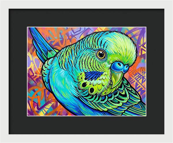 Parakeet Pop Art