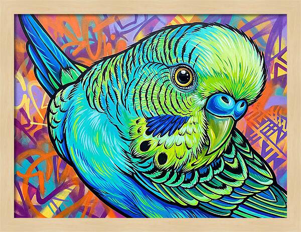 Parakeet Pop Art