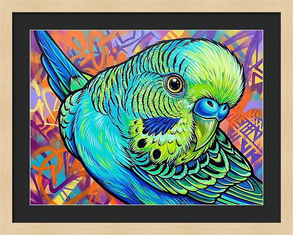 Parakeet Pop Art