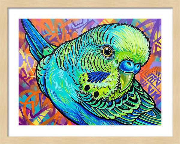 Parakeet Pop Art
