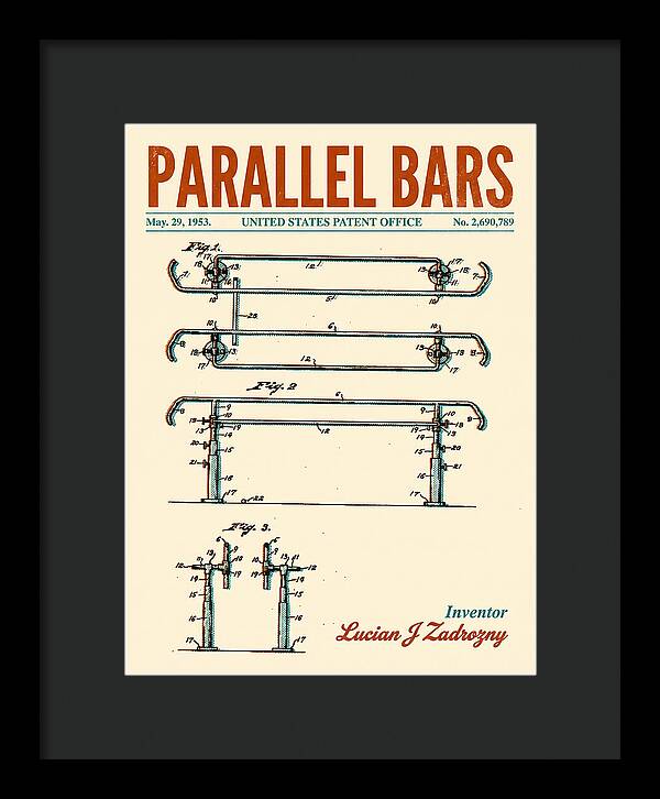 Parallel Bars Retro Patent Us2690789a